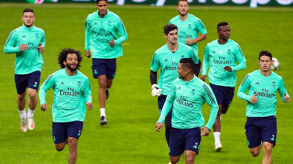 Real Madrid mit dem Rücken zur Wand. Die Spieler von Real Madrid bereiten sich in Istanbul auf eine eminent wichtige Partie vor