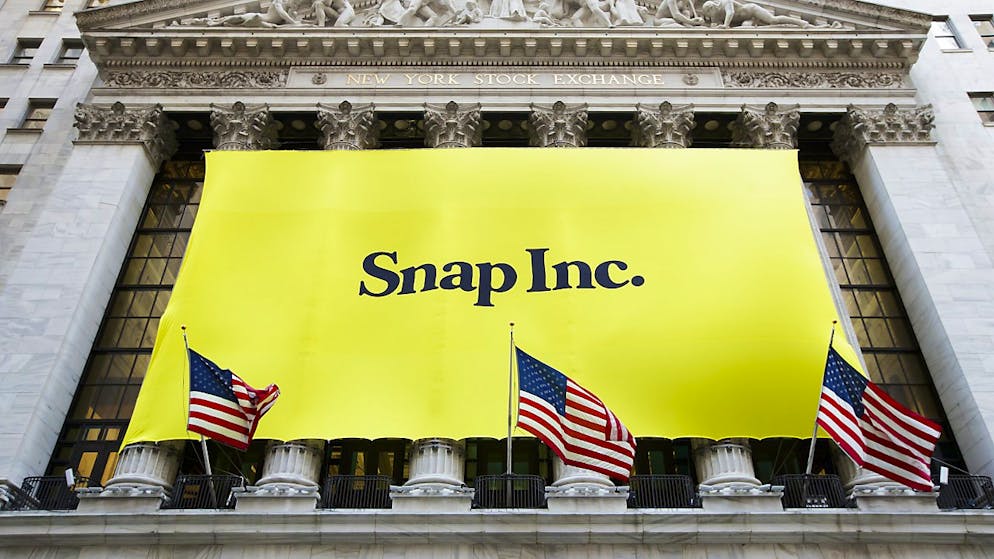 Der Mutterkonzern der Foto-App Snapchat, Snap, hat am Dienstag mit Informationen die Börsianer enttäuscht. (Archivbild)