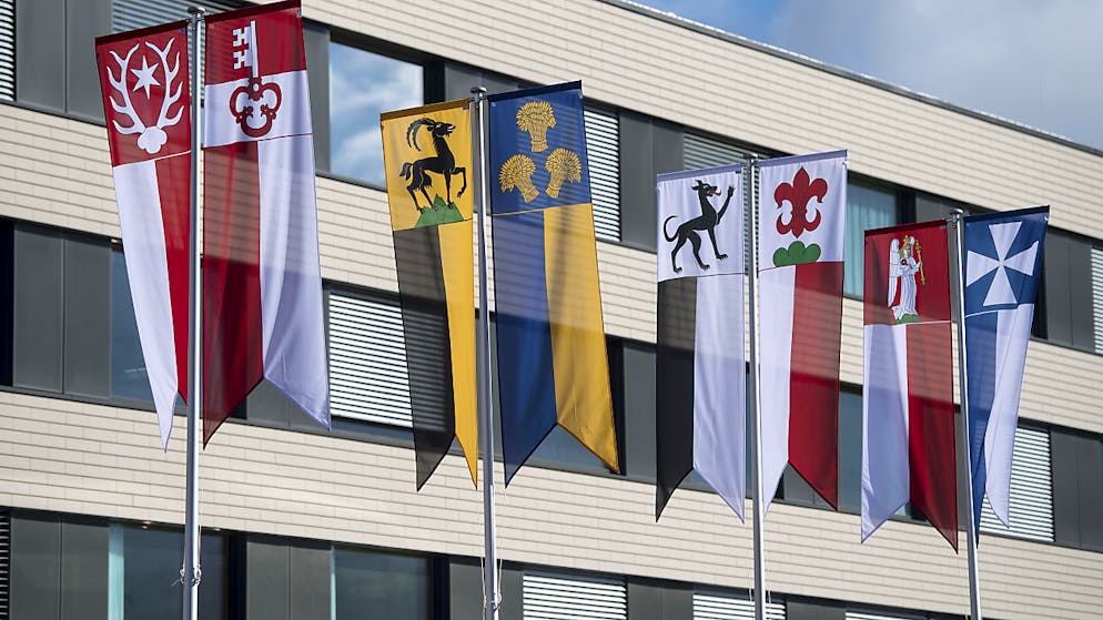 Unweit des Kantonsspitals Obwalden in Sarnen soll ein Provisorium während der Bauzeit des Psychiatriegebäudes eingerichtet werden. (Archivbild)