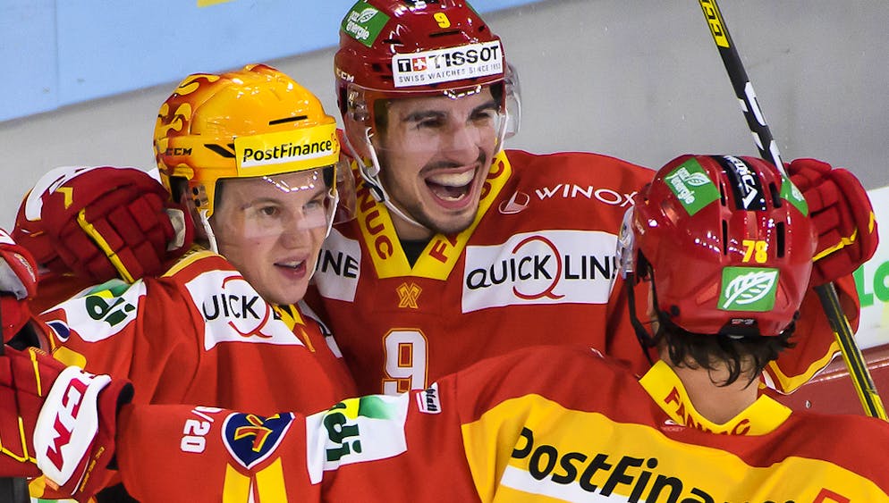 War Biels Matchwinner gegen den SC Bern: Toni Rajala (links).