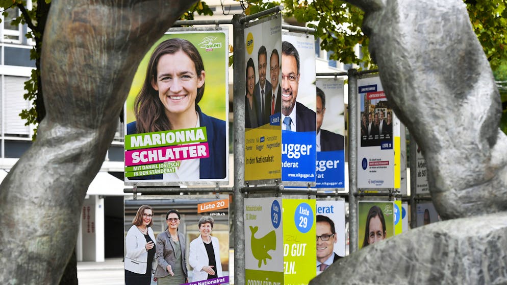Nach dem Wahlsonntag lichtet sich der Wahlplakate-Dickicht zügig. 
