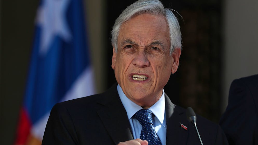 Il presidente Sebastian Pinera