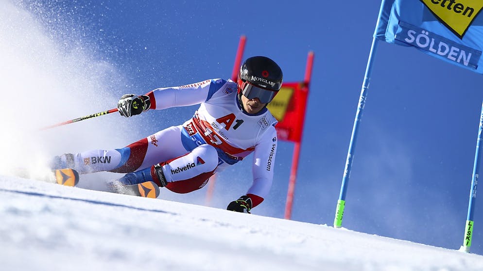 Französischer Doppelsieg in Sölden. Gino Caviezel steigert sich im zweiten Lauf und ist als Neunter der beste Schweizer