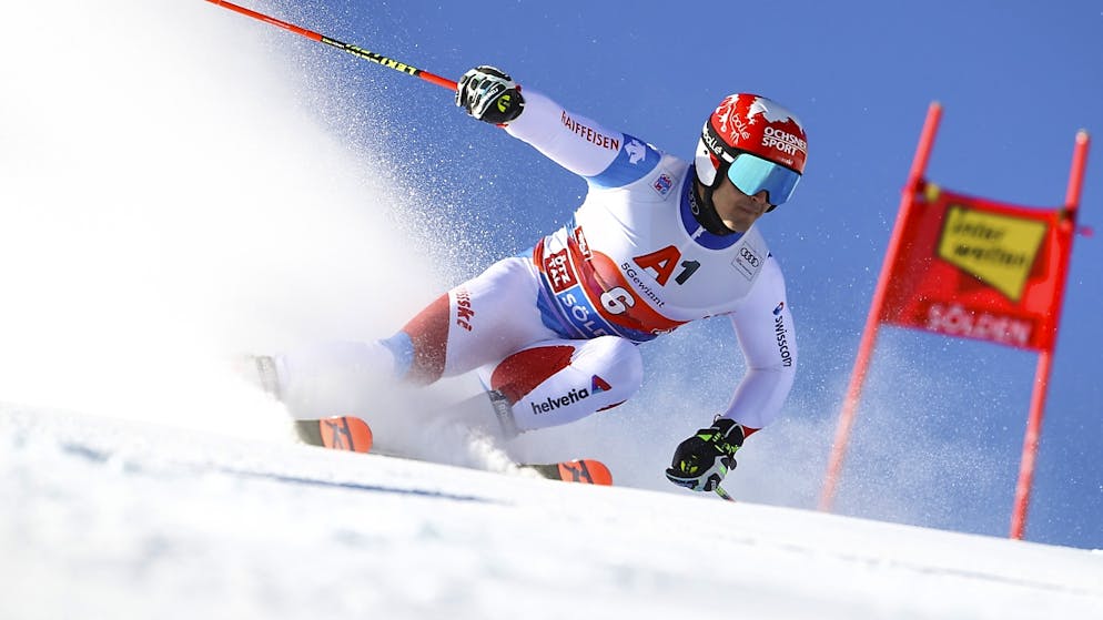 Französischer Doppelsieg in Sölden. Loïc Meillard scheidet im zweiten Lauf aus