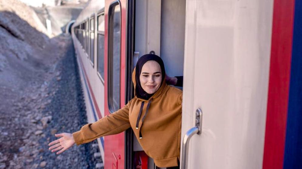 Im Zug von Ankara bis an die armenische Grenze. Mit solchen Motiven wurde der Zug in den sozialen Netzwerken bekannt. Gepostet wurden die Bilder unter dem Hashtag #doguekspresi.