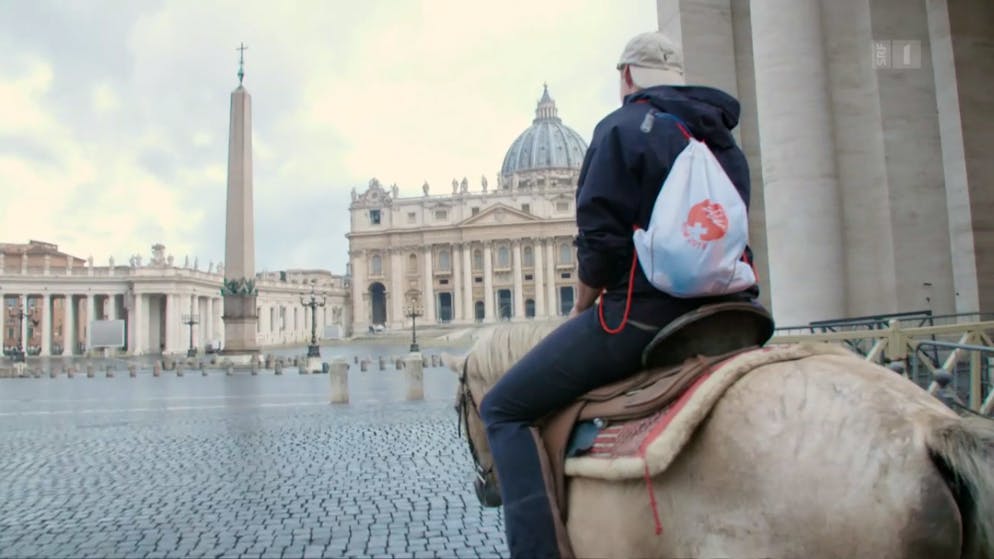 SRF bi de Lüt: Heimweh. Goodbye, Vatikan! Matthias verlässt die Heilige Stadt auf dem Rücken von Brio.