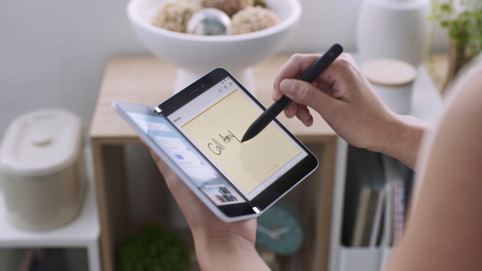 Das kommende Microsoft-Smartphone lässt sich auch mit einem Stylus bedienen.