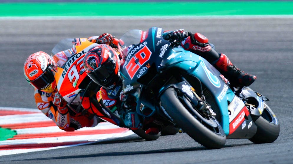 Marquez gewinnt vorzeitig seinen 8. WM-Titel. Fabio Quartararo lag bis zur letzten Runden vor dem jetzt achtfachen Weltmeister Marc Marquez