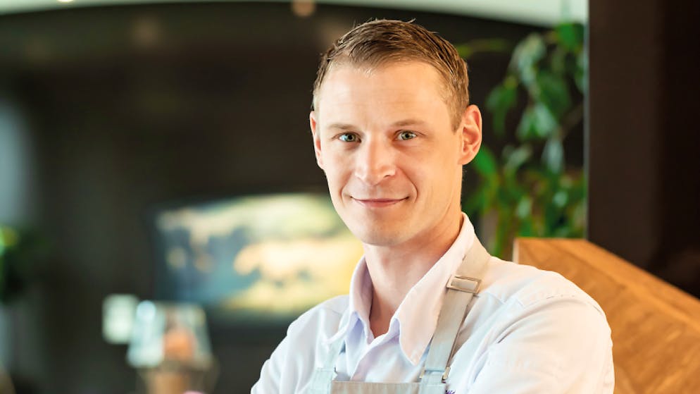 Ist einer der drei Aufsteiger des Jahres in der Deutschschweiz: 18-Punkte-Koch Patrick Mahler vom «Focus» im Park Hotel Vitznau.