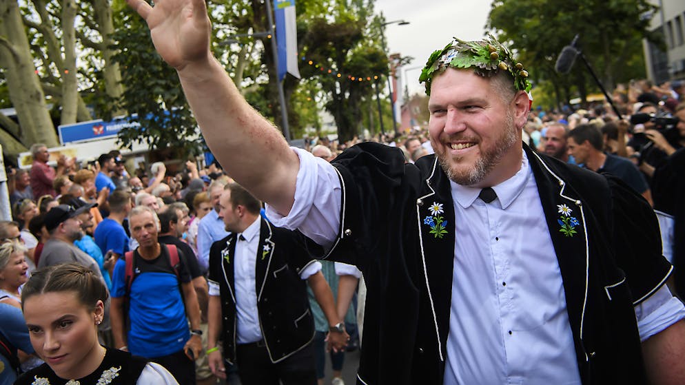 Die Gemeinde Lyss will keine Strasse nach Schwingerkönig Christian Stucki benennen (Archivbild).