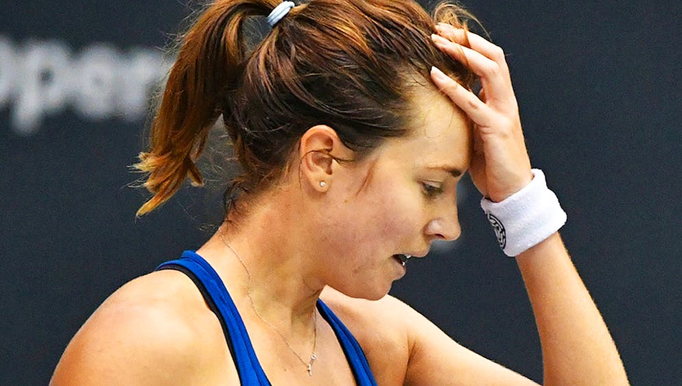 Stefanie Vögele konnte auch in Linz ihre Niederlagen-Serie nicht stoppen.