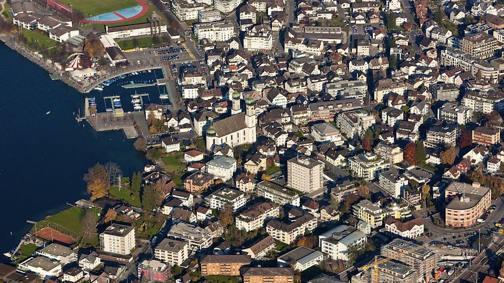 Die Schwyzer Gemeinde Lachen budgetiert für 2020 einen Aufwandüberschuss. (Archivbild)