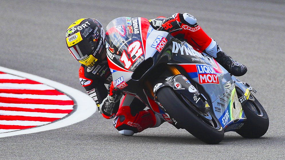 Tom Lüthi kämpft noch immer um den Titel in der Moto2.