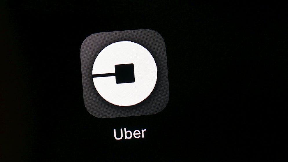 Symbol für die Uber-App.