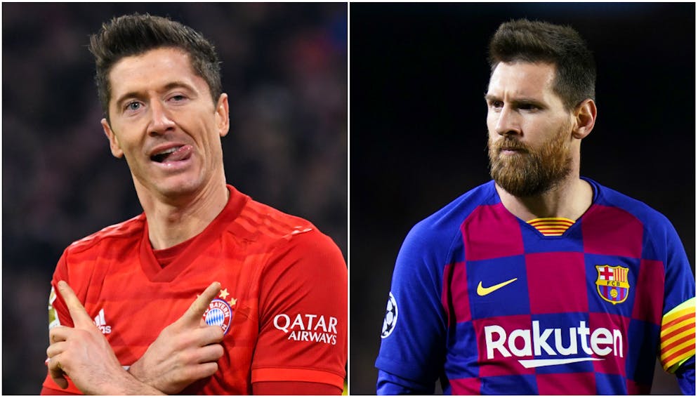 Robert Lewandowski und Lionel Messi befinden sich aktuell in Top-Form.