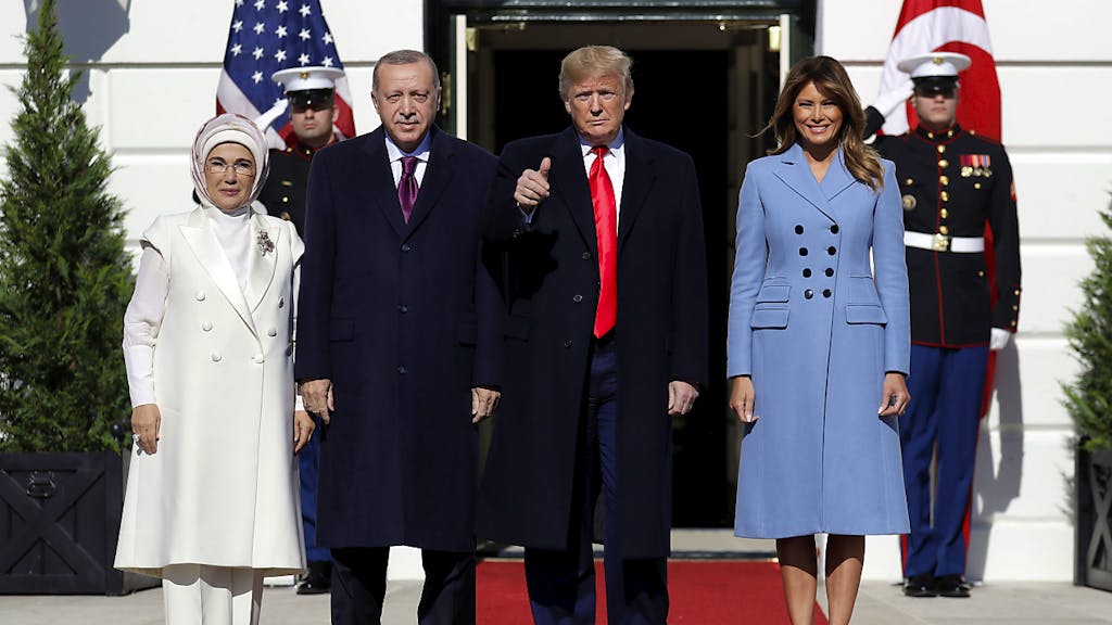Trump empfängt Erdogan im Weissen Haus