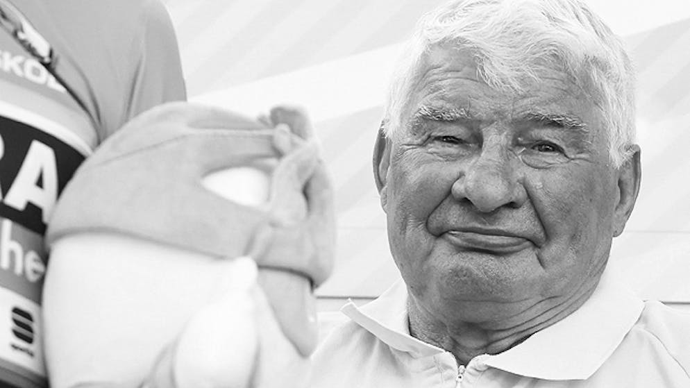 Raymond Poulidor im Juli 2017 während der Tour de France.