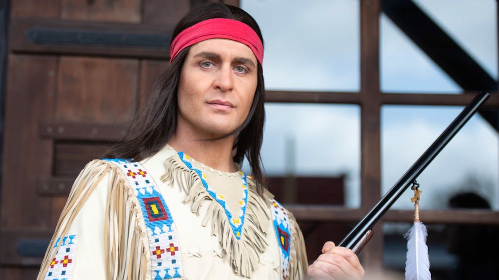 Alexander Klaws: Eine Zeitreise. 2019: Alexander Klaws (36) als Winnetou bei den Karl-May-Festspielen in Bad Segeberg.