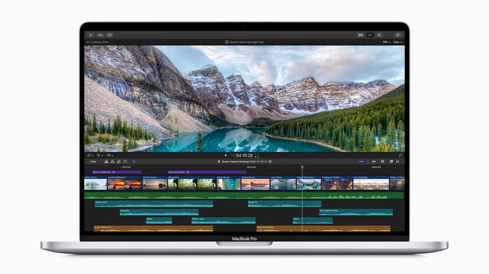 Für rechenintensive Aufgaben wie die Videobearbeitung sollte das neue MacBook Pro genügend Power mitbringen.