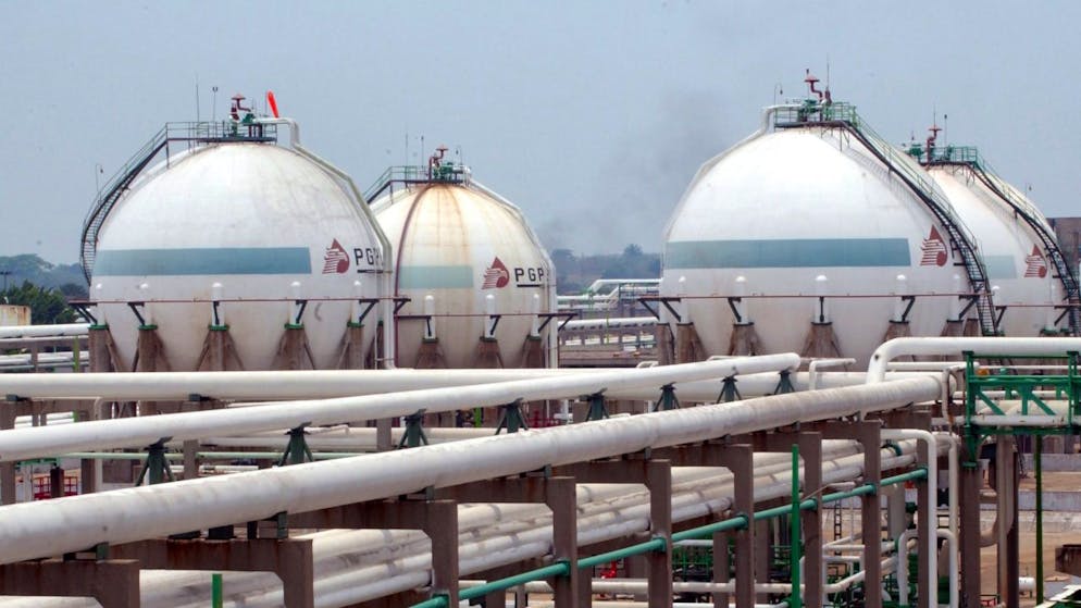 Pemex-Erdölraffinierie in Chiapas in Mexiko. (Archivbild)