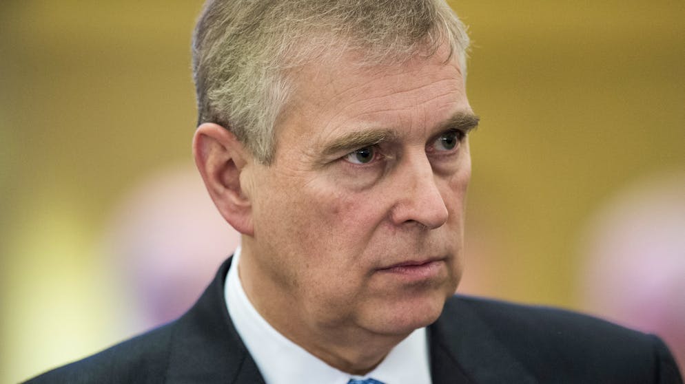 Prinz Andrew am WEF 2015.