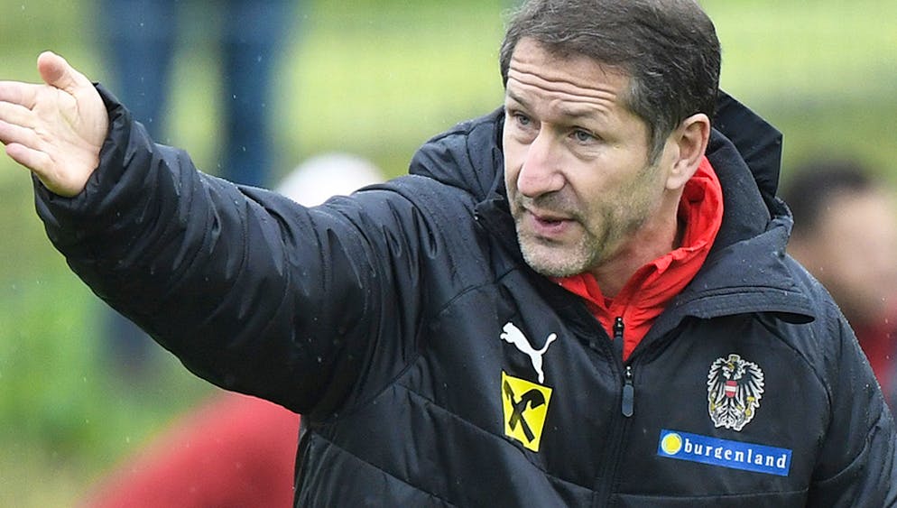 Österreichs Nationaltrainer Franco Foda steht mit seiner Mannschaft kurz vor der EM-Qualifikation.