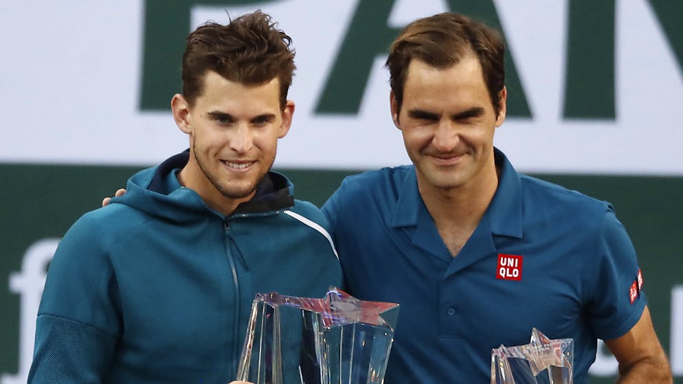 Roger Federers «Unvollendete». Eine knappe und nicht zwingende Niederlage gab es im Final von Indian Wells gegen Dominic Thiem.
