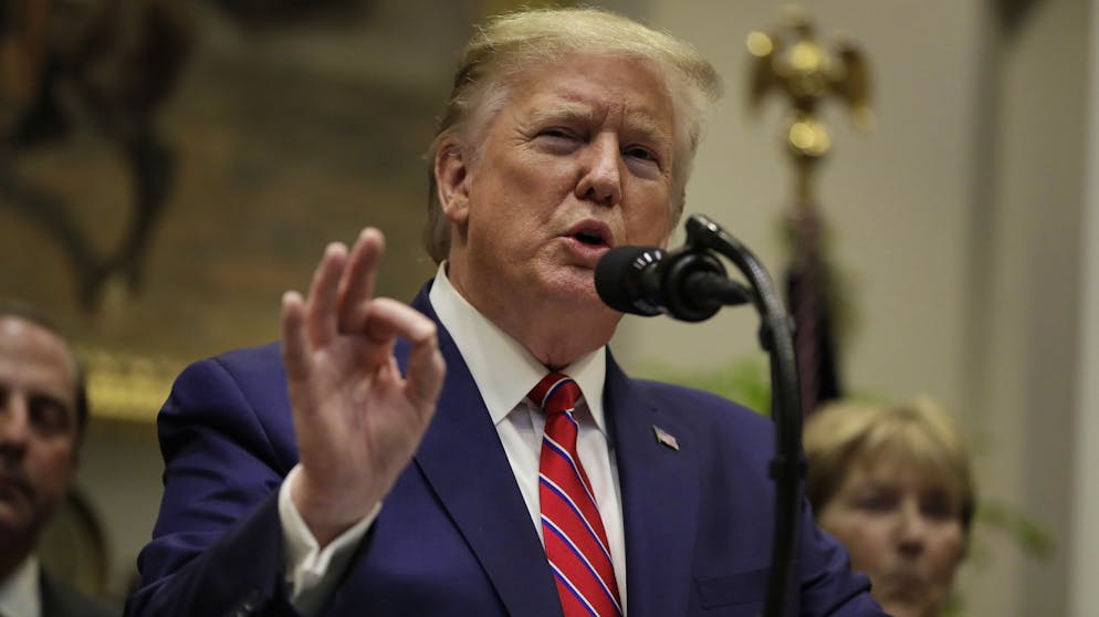 Er hat wenigstens etwas Zeit gewonnen. Donald Trump muss seine Steuerunterlagen zunächst nicht aushändigen (Symbolbild).