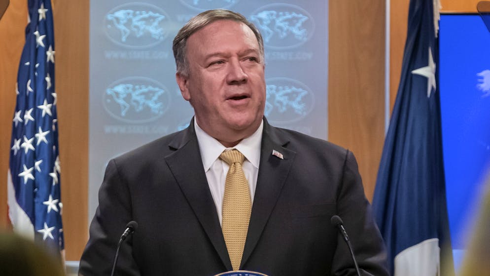 USA segnen Israels umstrittenen Siedlungsbau ab. US-Aussenminister Mike Pompeo sagte in Washington, der Bau von israelischen Siedlungen im Westjordanland «ist nicht per se unvereinbar mit internationalem Recht».