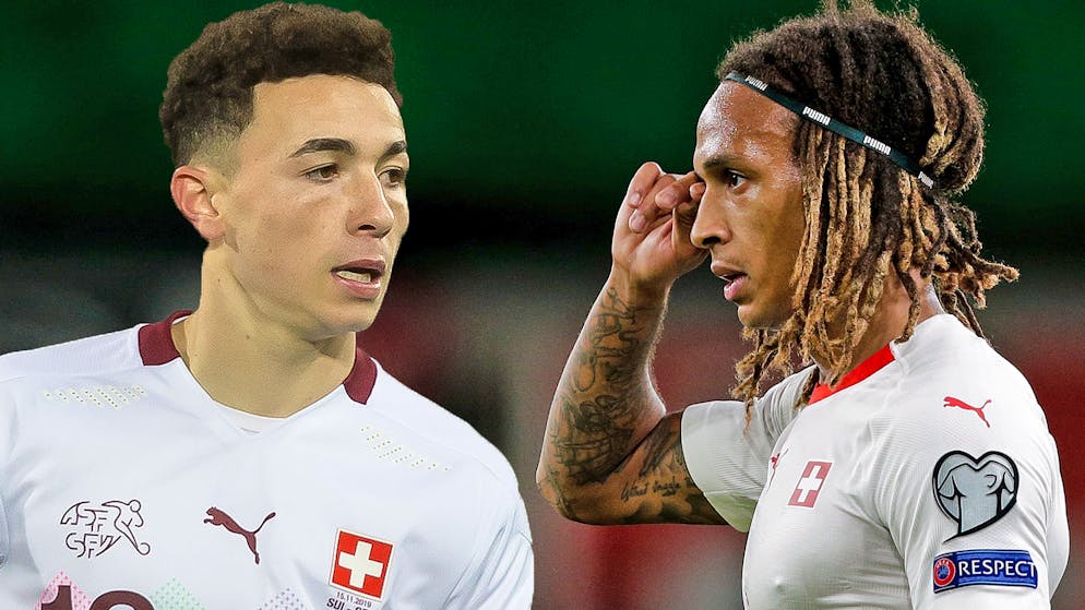 Ruben Vargas (links) hat seine Chancen genutzt, Kevin Mbabus Aufstieg wurde gebremst.