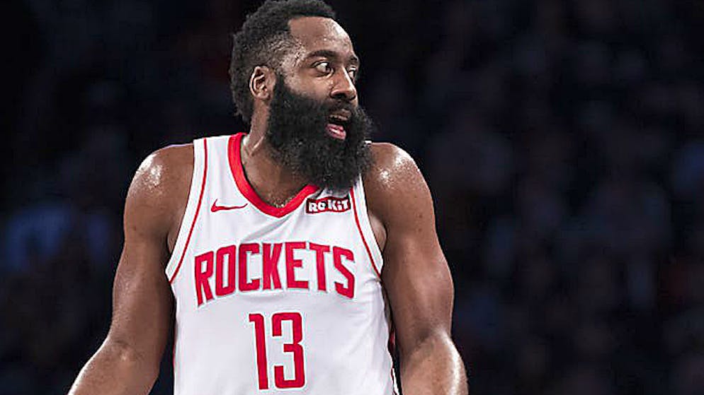 Houstons Leader James Harden erwischte gegen Brooklyn nicht den besten Abend