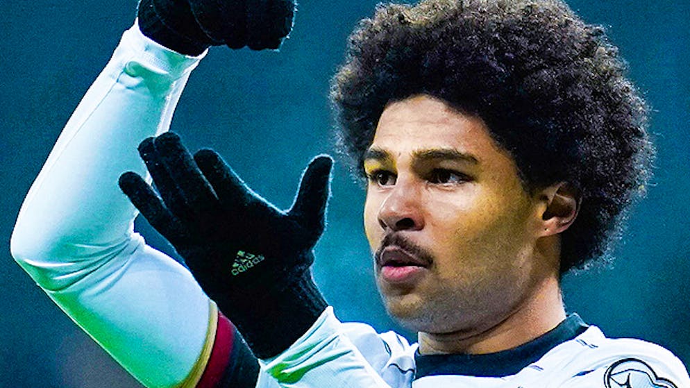 Serge Gnabry traf gegen die Nordiren gleich dreimal.