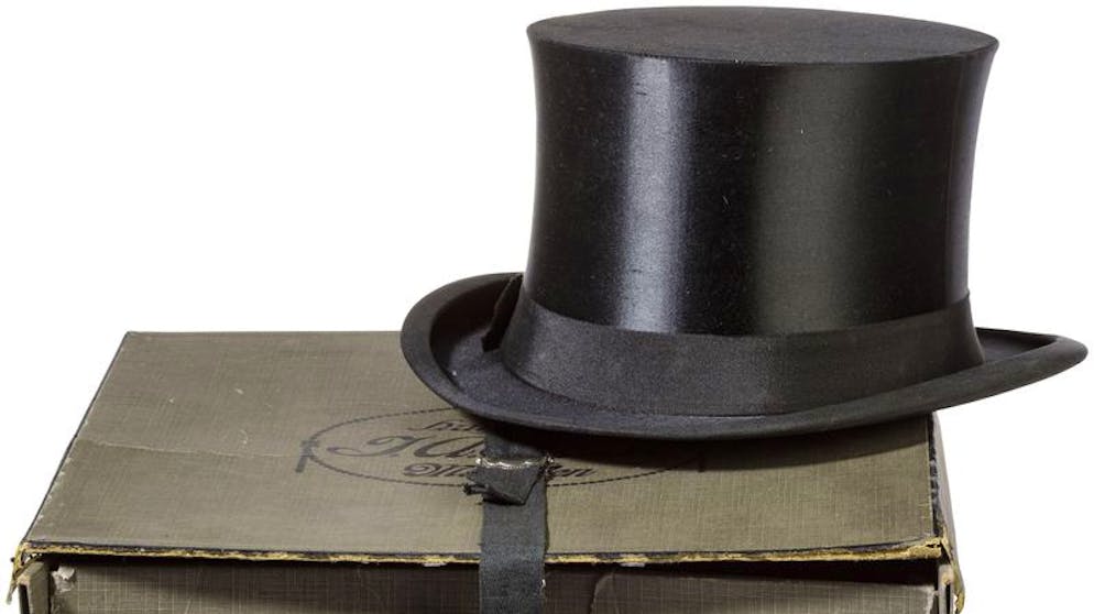 Der Zylinder von Adolf Hitler. 