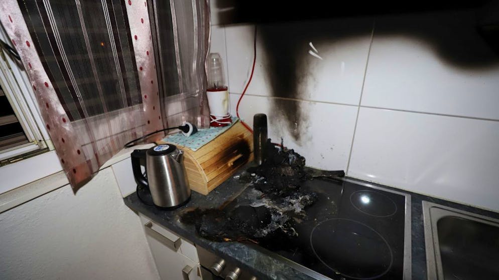 Eine Kaffeemaschine hatte den Küchenbrand in Bilten ausgelöst.