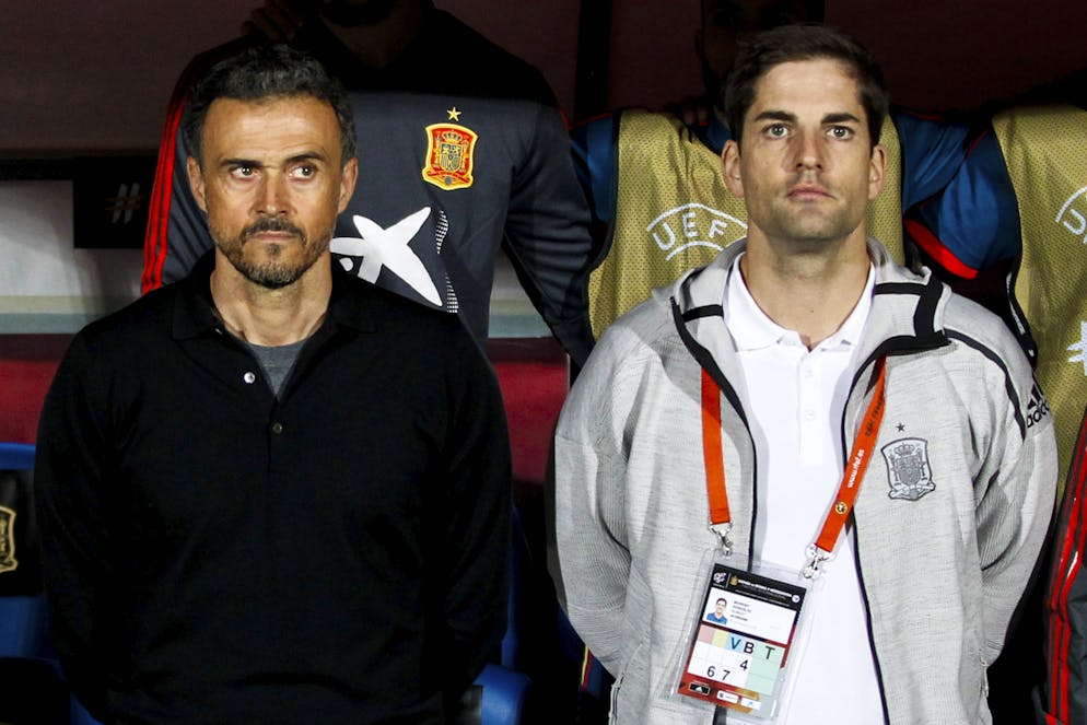 Die Wege von Luis Enrique (l.) und Robert Moreno trennen sich.