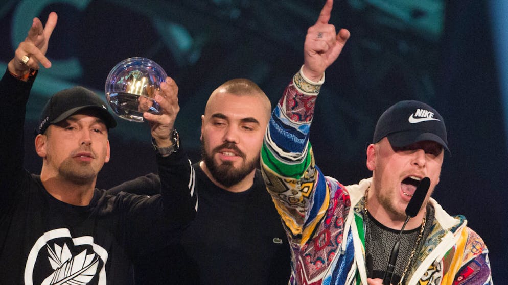 Bonez MC und RAF Camora erhielten 2016 die 1Live Krone in der Kategorie «Bester Hip-Hop-Act». (Archivbild)