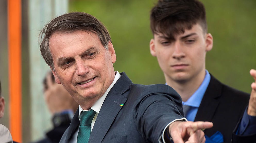 Brasiliens Präsident Jair Bolsonaro hat am Donnerstag (Ortszeit) auf der Gründungsveranstaltung seiner neuen Partei gesprochen.