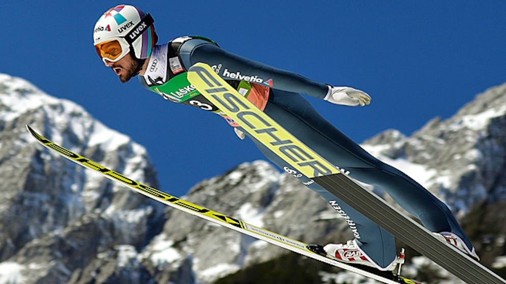 Geschafft! Killian Peier lässt nach dem Gewinn von WM-Bronze den Emotionen freien Lauf.