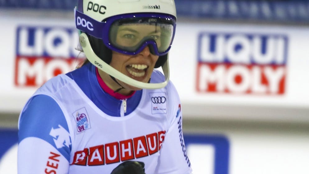 Holdener in Levi nur von Shiffrin geschlagen. Michelle Gisin freut sich nach ihrem gelungenen zweiten Lauf
