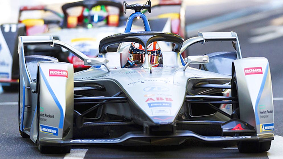 Wie am Freitag bester Schweizer: Der Genfer Edoardo Mortara fuhr in seinem Venturi im zweiten Saisonrennen auf den 5. Platz.