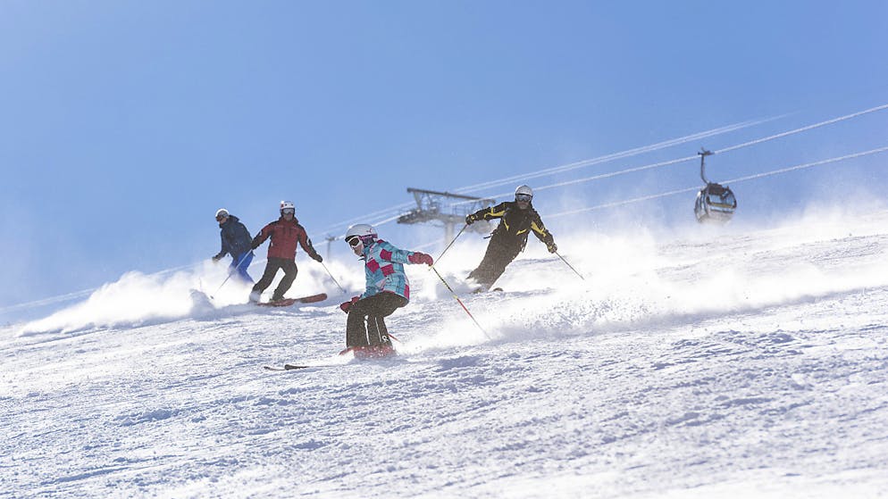 Im Skigebiet von Zermatt.