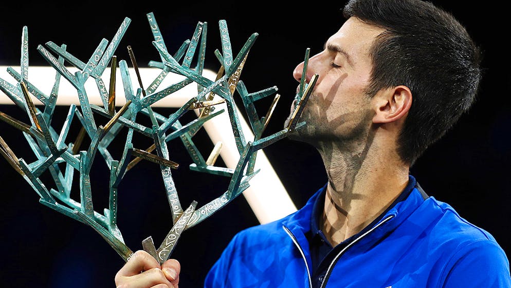 Novak Djokovic hat in Paris-Bercy allen Grund zu strahlen