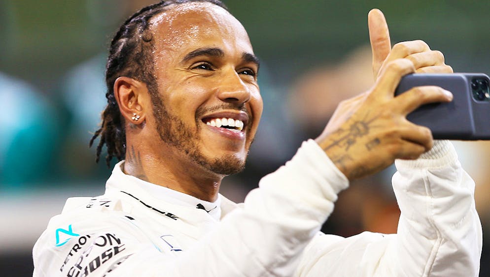Sicherte sich für das letzte Rennen des Jahres die Pole-Position: Weltmeister Lewis Hamilton.
