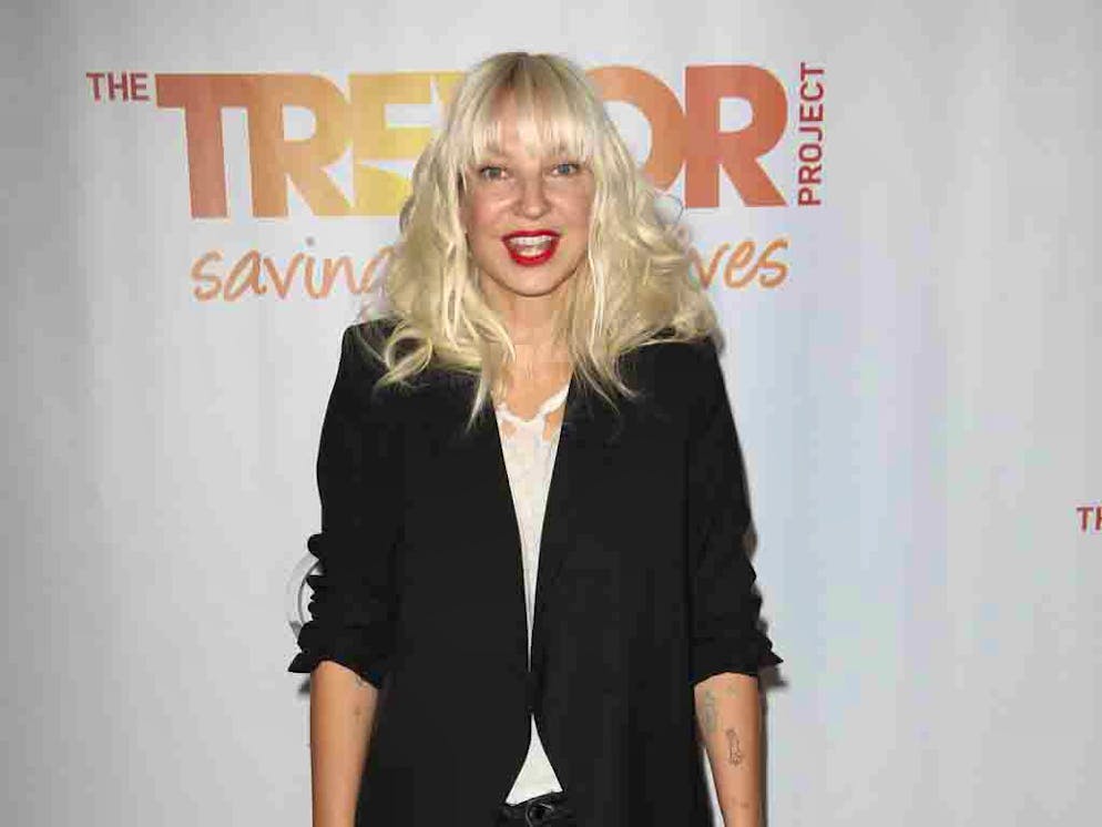 Mandatory Credit: Photo by Matt Baron/BEI/REX (3416393gk)
Sia Furler
2013 Trevor Project Live, Los Angeles, America - 08 Dec 2013