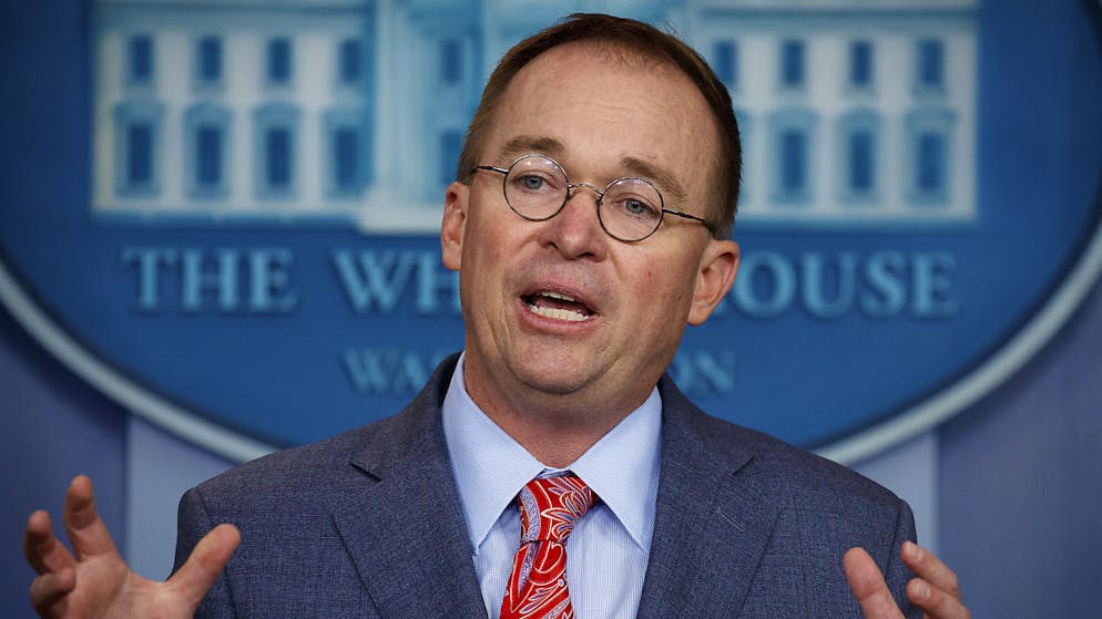 Der Stabschef im Weissen Haus, Mick Mulvaney, ist im Zuge der US-Kongressuntersuchung zu einem möglichen Amtsenthebungsverfahren gegen Präsident Donald Trump von der Opposition zur Zeugenaussage vorgeladen worden.