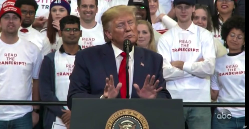 Donald Trump beschwört die Einheit des Landes, der Partei und der Welt. Nein, nicht die der Welt, das wäre unrealistisch.