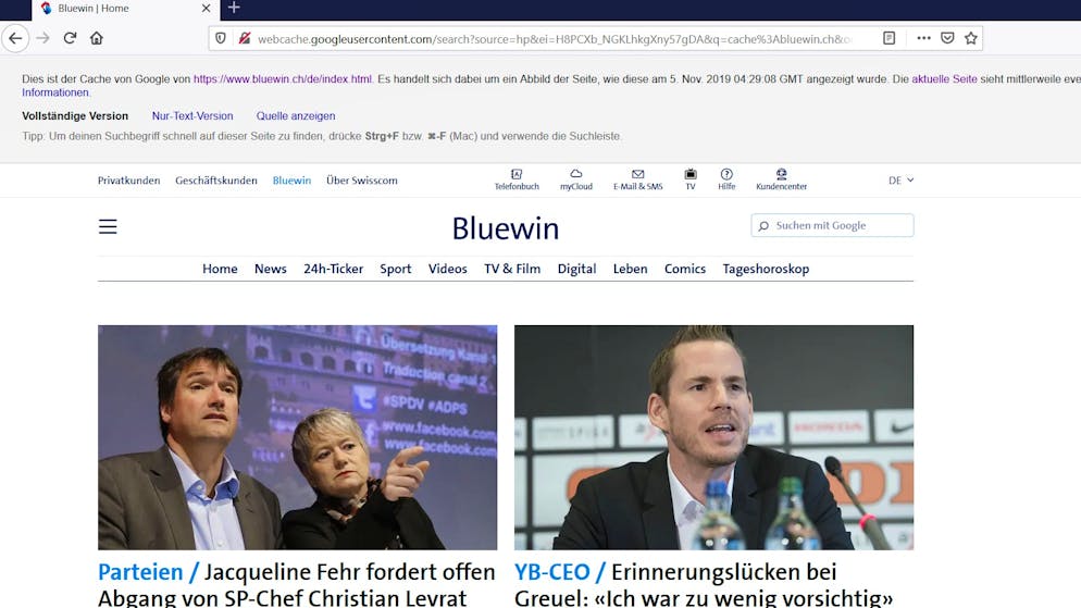 So wird man zum Google-Profi. Das ist natürlich besonders hilfreich, wenn die gewünschte Seite gerade nicht erreichbar ist.