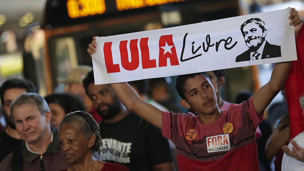 L'ex-président brésilien Luiz Inacio Lula da Silva purge actuellement une peine de 8 ans et 10 mois de réclusion pour corruption (archives).