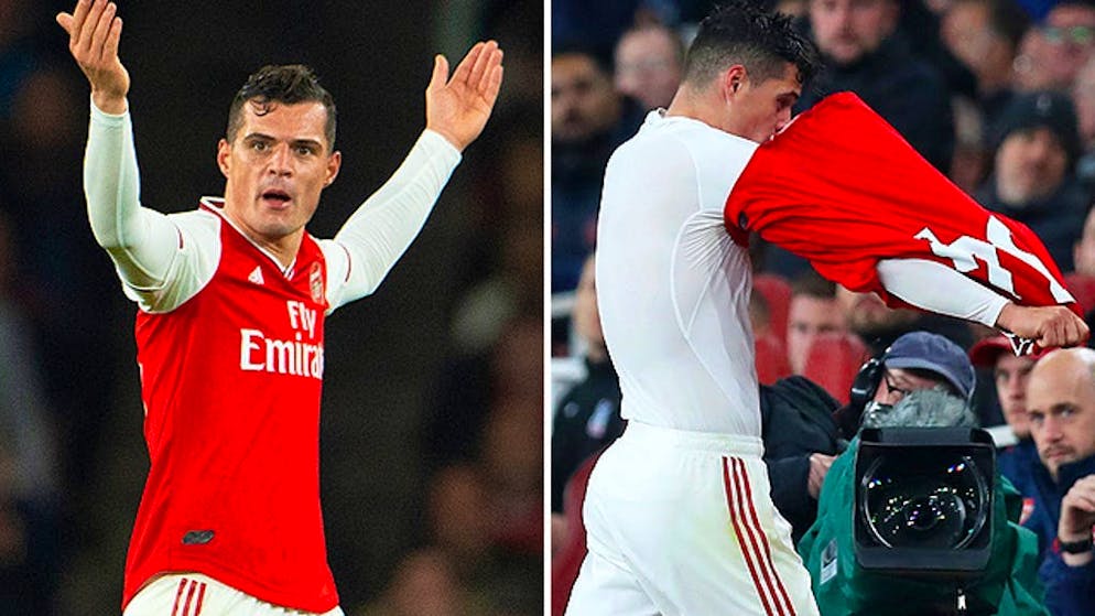 Granit Xhaka avait vivement répondu aux sifflets de ses propres fans.