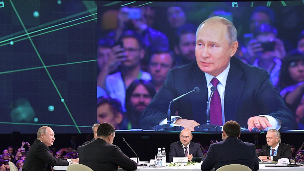 Russland soll nach den Worten von Staatschef Putin bei der Entwicklung künstlicher Intelligenz weltweit führend sein.